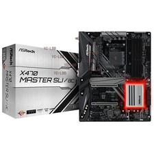 ASRock AMD X470 Motherboard ATX X470 Master SLI/ac AM4 DDR4 SATA3 HDMI WIFI NEW picture