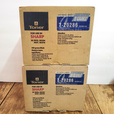 Lot of 2 Sharp 7-20286 Genuine Black Laser Toner Cartridges for SF-2022 NOS NEW picture
