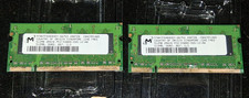 SODIMM RAM memory module DDR2 Micron 512MB PC2-5300S-555-12 MT8HTF6464HDY-667D3 picture