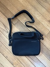 Samsonite Aramon NXT  Shuttle Black Case With Strap 10.1 Laptop Ipad picture