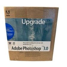Adobe Photoshop 3.0 Window PC Bundle Floppy & CD Keys Lots of Paperwork Upgrade picture