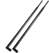 1.3Ft 2X 10Dbi Wifi Bluetooth Antenna Dual Band Omni Directional Antenna 2.4Ghz/ picture