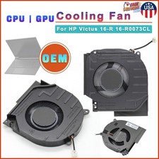 OEM 12V CPU GPU Cooling Fan Replacement For HP Victus 16-R 16-R0073CL Laptop NEW picture