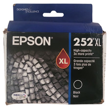 Epson 252XL Black Ink Cartridge New Sealed With Open Box Exp: 07-2028 picture