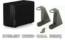 Wall Mount Bracket for Synology DS220+, DS218, DS216 two-bay NAS picture