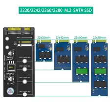 M.2 NGFF to SATA Adapter Card B Key/B & M Key SSD Converter (Not for M.2 NVME) picture
