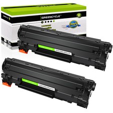 2PK CB435A 35A Laser Toner Cartridge Compatible for HP LaserJet P1006 Printer picture