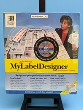 Advanced My Label Designer: CD-ROM Disk Software / VTG 1992 Windows (NEW/SEALED) picture
