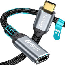 USB C Extension Cable 6.6Ft, 20Gbps/4K@60Hz Video, Heavy Duty USB3.2 picture
