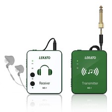 LEKATO MS1 Wireless InEar Monitor System 2.4G Stereo IEM System - Green picture