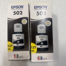 EPSON 502 Ink Bottle Exp 2026 ( 127ml ) Black - 2 Pack picture