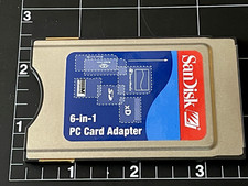 SanDisk 6-in-1 PC card Adapter SDAD-67-A10, Supports SD,SDHC,XD,M/H, SM, MMC, MS picture