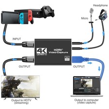 Compact & Portable 4K HDMI Capture Card for Content Creators picture