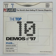 PC Gamer Demo Disc 3.9 Number 2 1997 CD-ROM Vintage PC Gaming Software picture
