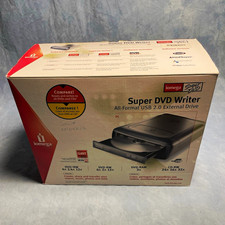 Iomega Super DVD Writer USB 2.0 External DVD RW/CD-RW 24x Silver/Black picture