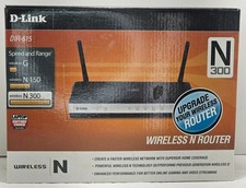 D-Link DIR-615 Wireless N 300 Cable Router Black with Box and Manual Open Box picture