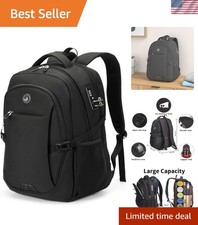 Large College Laptop Backpack with Combination Lock - Carry On Flight Approved picture