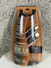 Stratitec Premium Series USB 2.0 High Speed Cable Gold Plated Connector picture