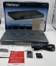 TRENDNET TPE-5028WS 28P WEB SMART POE+ SWITCH 24XGIGABIT POE+ 4XSHARED GIGABIT picture
