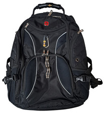Swiss Gear Wenger Laptop Backpack Computer Book Bag Black Victorinox Fanny Pack picture