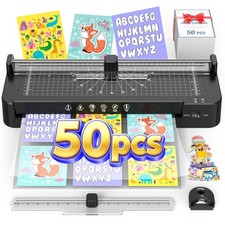 Laminator Machine 13 Inch 50pcs Sheets Hot Cold Dual Roller TWJM-1 13Inch Paper picture