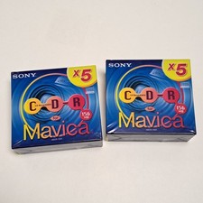 NEW Sony CD-R for Mavica 5MCR-156A 156MB Recordable CD Disc - 2x 5 Pack 10 Total picture