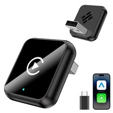 2-in-1 Wireless CarPlay Android Auto Adapter, Plug & Play CarPlay Adapter,Fas... picture