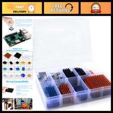 102pcs Heatsink Kit with Adhesive Tape for Raspberry Pi, CPU, GPU, LED Cooling picture