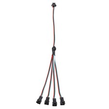 ARGB Splitter Cable, 1 Pcs Fan RGB Extension Power Cord with 3Pin Splitter Cable picture