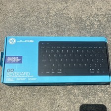 JLab GO Keyboard Compact Bluetooth Multi-Device QWERTY English Media Knob Black picture