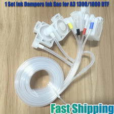 1 Set Ink Dampers Ink Sac For A3 1390/1800 DTF T-shirt Printer 6Pcs with tube picture