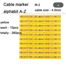EC-0/EC-1 Cable Marker 0-9 PVC Wire Labels 1000pcs picture