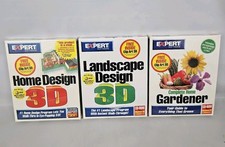 Vintage Expert Software Pc Big Box Lot  Home Design Landscape Gardener New Rare picture