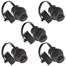 Anmbest 5PCS Panel Mounting RJ45 Waterproof Cat5/5e/6 8P8C Connector Ethernet   picture