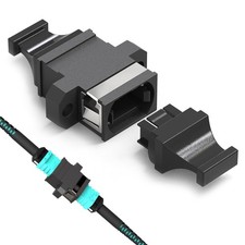 MTP MPO Fiber Optic Adapter Coupler KeyUp To KeyDown OM3 OM4 picture