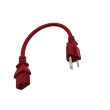 1 Ft Red Power Cable for SONY PLAYSTATION 4 PS4 PRO VIDEO GAME CONSOLE picture