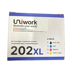 Uniwork Ink Cartridge for Epson 202XL Black and Tri-Color picture