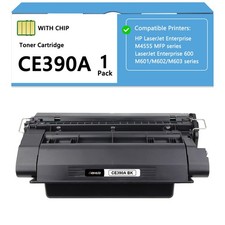 CE390A Toner Cartridge BLACK For HP LaserJet Enterprise 600 M601 M602 M603 M4555 picture