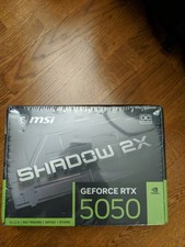 MSI GeForce RTX 5050 8G SHADOW 2X OC Graphics Card, 8GB GDDR6, DPx3, HDMIx1, DLS picture