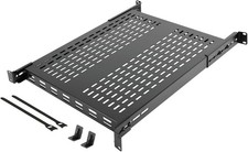 Tecmojo 1U 4-Post Vented Server Rack Mount Shelf,27.6in Deep with Adjustable Dep picture