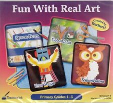 Fun With Real Art (Primary Grades 1-3) (CD, 2010) Win/Mac - NEW in Jewel Case picture