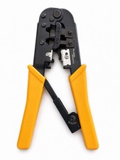 Fluke Networks RJ45 RJ11 RJ12 Modular Plug Crimp Tool 8P 6P Ethernet Crimper picture