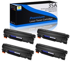 4 PACK CB435A 35A Laser Toner Cartridge for HP LaserJet P1006 P1003 P1004 P1002 picture