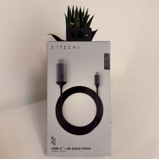 New Satechi USB-C to 4K 60Hz HDMI 6Ft Cable ST-CHDMIM picture