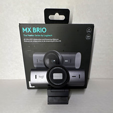 Logitech MX BRIO 4K Ultra HD 3840x2160 60fps USB-C Webcam, Gray picture
