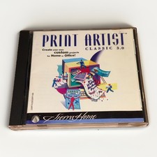 Vintage Print Artist Classic 3.0 PC CD-ROM Sierra 1997 Card Maker Windows 95 3.1 picture