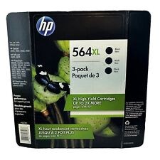 3/PK HP 564XL CR305BN BLACK High Yield Ink Cartridge EXP MAY 2020 SOLD AS IS picture