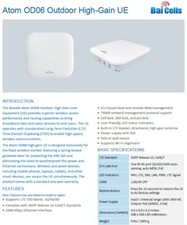 Baicells New EG7010A-M11 Atom OD06 3.5GHz Outdoor LTE CAT6 CPE, Bands 42/43/48 picture