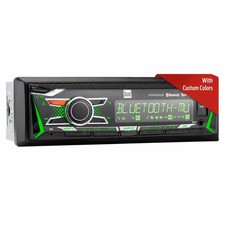 XRM69RGB Single DIN Car Stereo RGB Bluetooth AM/FM Voice Assistant USB picture