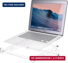 Acrylic Laptop Stand for Desk, Clear Ventilated Computer Stand Holder for Desk, picture